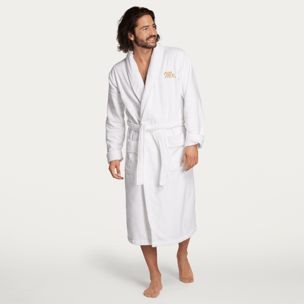Mr Bathrobe - White - S