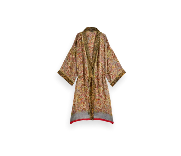 Jaypur Saree Kimono Yalda Red