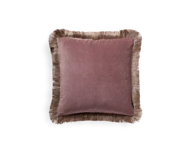 Vellore Cotton Velvet Cushion case 50x50cm Vintage Pink