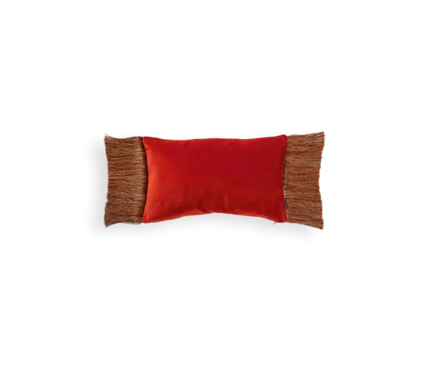 Vellore Cotton Velvet Cushion case 50x30cm Warm Orange