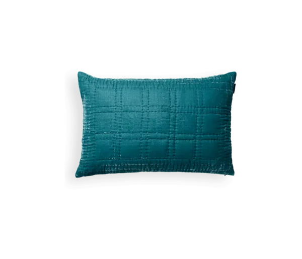 Saigon Silk Cushion case 60x40cm Ocean Turquoise