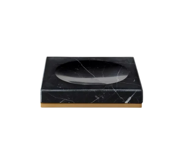 Dedaine Soap Tray Black Marble
