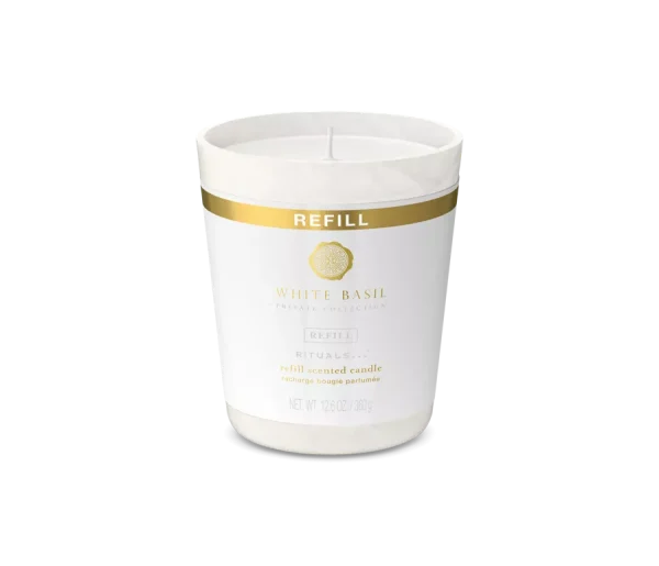 White Basil Refill Scented Candle 360g