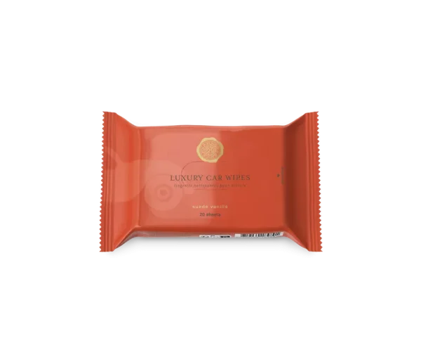 Suede Vanilla Car Wipes