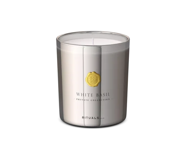 White Basil Scented Candle 360g