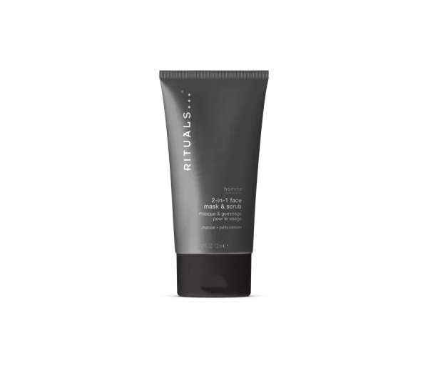 Homme 2-in-1 Charcoal Face Mask & Scrub 125ml
