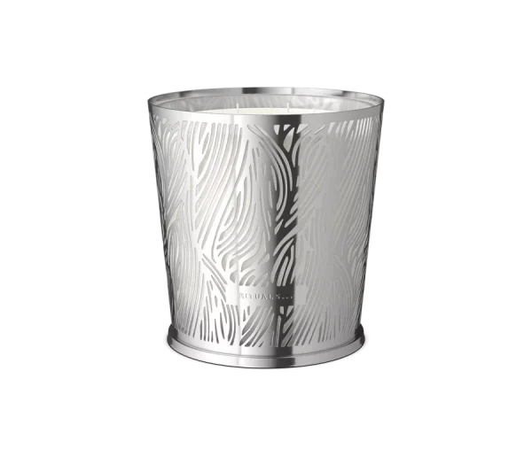 Savage Garden Candle & Metal Leaves Silver sleeve 2500g