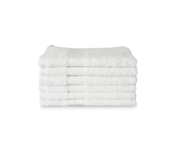 Super Soft Cotton Guest Towel 6x 30x30cm Vanilla White