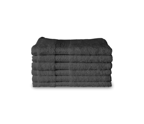Super Soft Cotton Guest Towel 6x 30x30cm Graphite Grey