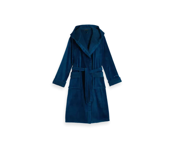 Super Soft Cotton Bathrobe unisex S Peacock Blue