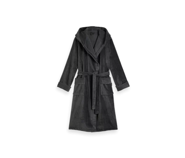 Super Soft Cotton Bathrobe unisex S Graphite Grey